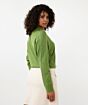 Esqualo Sweater Sleeve Studs Forest Green