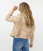 Esqualo Jacket Suedine Ringes Sand