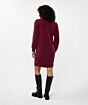 Esqualo Dress Zipp Col Modal Wine Red 