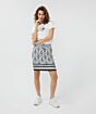 Esqualo Skirt 2tone Ikat Print 