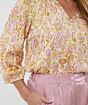 Esqualo Blouse Solar Print