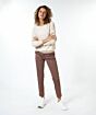 Esqualo Sweater Batwing Lurex Light Sand