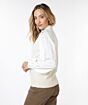 Esqualo Sweater Col Shoulders Pads Light Sand