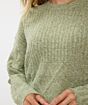 Esqualo Sweater Melange Moss Green