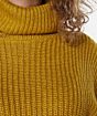 Esqualo Sweater Lurex Cropped Ballon Mustard