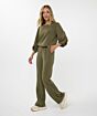 Esqualo Trousers Flair Modal Moss Green 