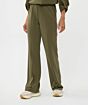 Esqualo Trousers Flair Modal Moss Green 