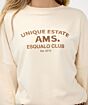 Esqualo Sweater Embriodery Estate Beige