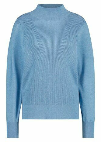 Tramontana Jumper Lurex High Collar Sky
