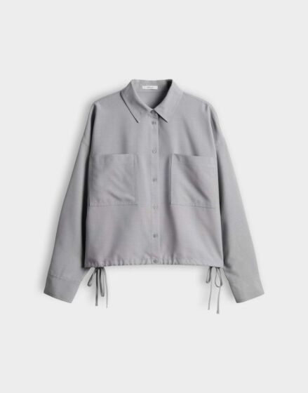Opus Felanga Blouse Hazy Fog Melange 