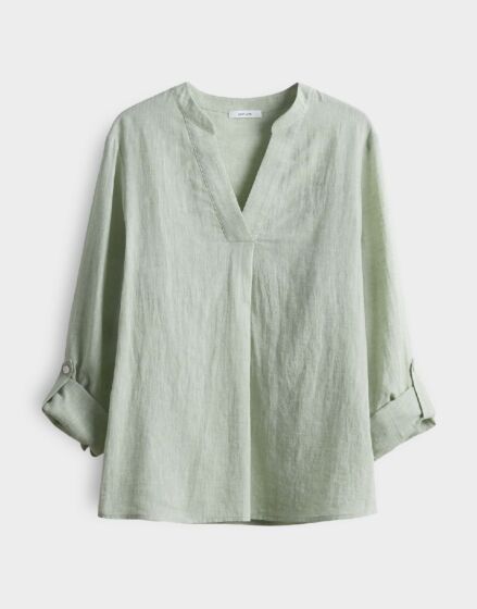 Opus Felena Blouse Green Glow