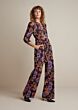Summum Woman Jumpsuit Flower Jacquard 