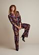 Summum Woman Jumpsuit Flower Jacquard 