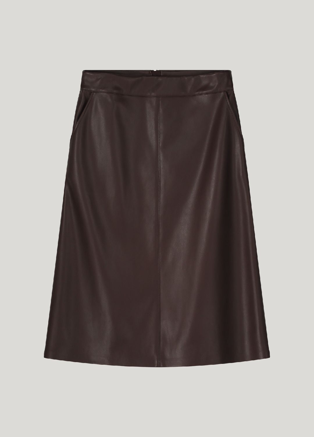Summum Woman Skirt Vegan Leather Coffee online kopen bij Carriera
