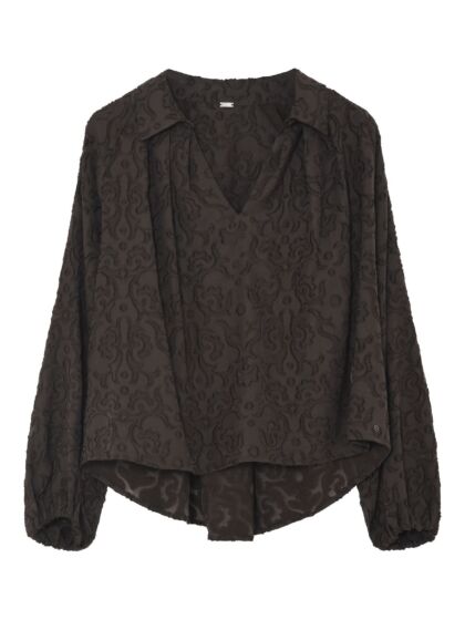 Gustav Somaya Blouse Dark Chocolate 