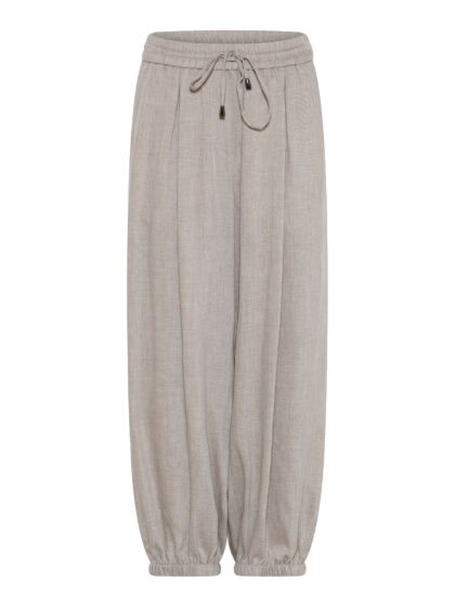 Gustav Mindi Cropped Loose Pants Pale Sand 