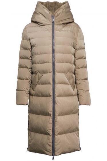 Rino & Pelle Keilafur Padded Hooded Coat Toffee