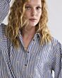 Summum Woman Blouse Scatterend Embrostripe Mist