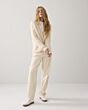 Summum Cardigan Cozy Melange Lurex Knit Ivory 