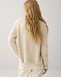 Summum Cardigan Cozy Melange Lurex Knit Ivory 
