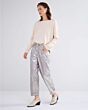 Summum Woman Loose Tapered Pants Foil Coated