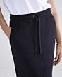 Summum Woman Sweat Skirt Brushed Back Black