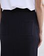 Summum Woman Sweat Skirt Brushed Back Black