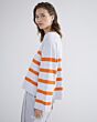 Summum Woman Striped Sweater Soft Viscose Mist