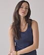 Summum Woman Rib Tanktop Navy Nior