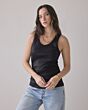 Summum Woman Rib Tanktop Black