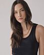 Summum Woman Rib Tanktop Black