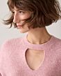Summum Woman Sweater Wool Blend Knit Faded Pink