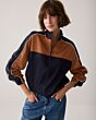 Summum Woman Cropped Track Jacket Midnight Blue