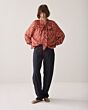 Summum Woman Top Georgette Metallic Goij Berry