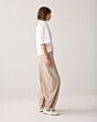 Summum Woman Trousers Barrel Fit Twill Melange