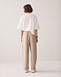Summum Woman Trousers Barrel Fit Twill Melange