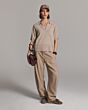 Summum Woman Trousers Barrel Fit Twill Melange