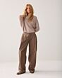 Summum Woman Wrap Sweater Sequin Blend Knit 
