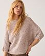 Summum Woman Wrap Sweater Sequin Blend Knit 