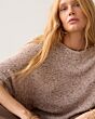 Summum Woman Wrap Sweater Sequin Blend Knit 