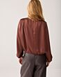 Summum Woman Top Silky Casual Toffee