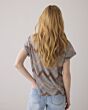 Summum Woman Cap Sleeve  Top Fluid  ZigZag 