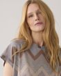 Summum Woman Cap Sleeve  Top Fluid  ZigZag 