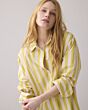 Summum Woman Blouse Printed Stripe Mimosa Yellow