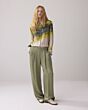 Summum Woman Trousers Heavy Silky Touch Green