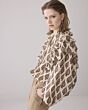 Summum Woman Blouse Print Brodery Pebble Beige