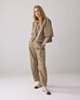 Summum Woman Blouse Taft Khaki