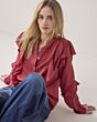 Summum Woman Blouse Ruffles Rood