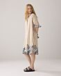 Summum Woman Dress Border Print Multicolor 