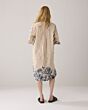 Summum Woman Dress Border Print Multicolor 